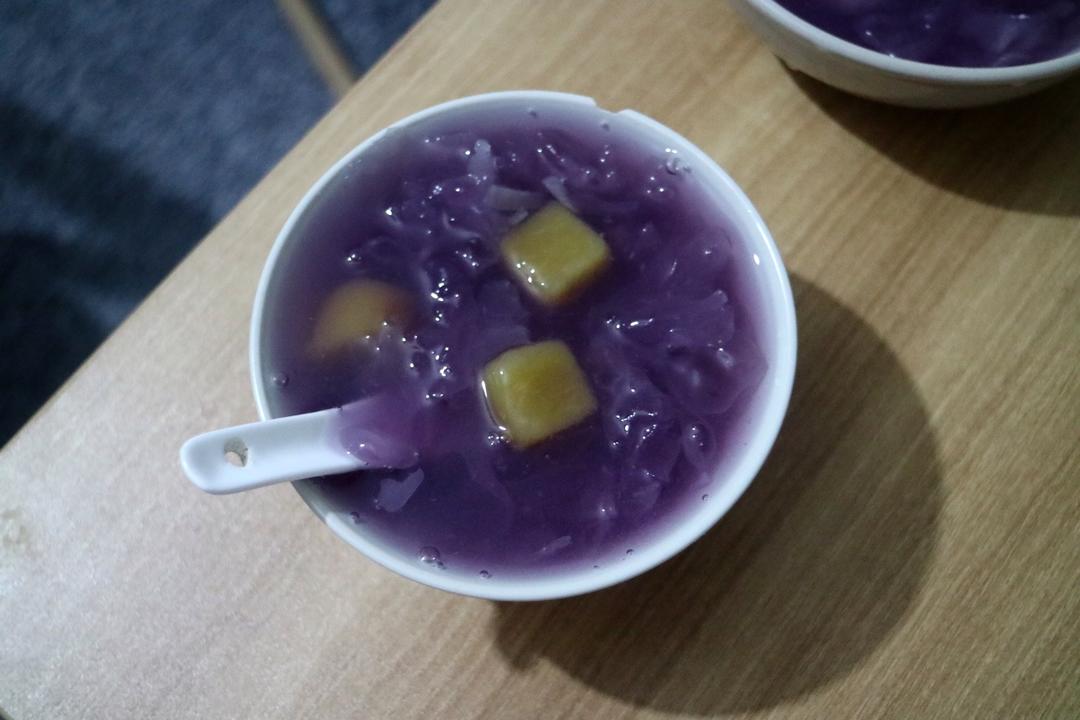 紫薯银耳羹
