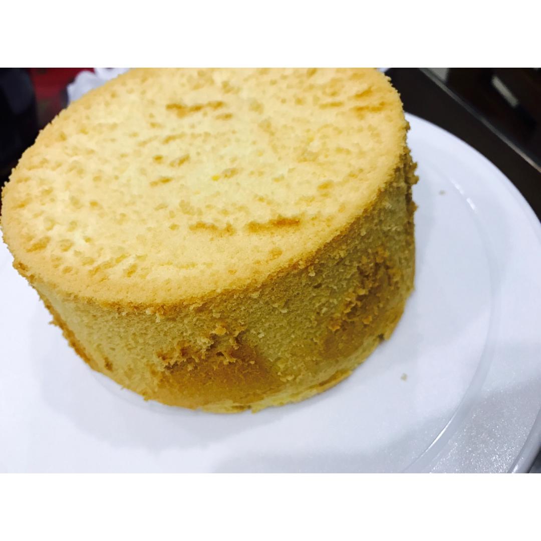 6寸原味戚风蛋糕