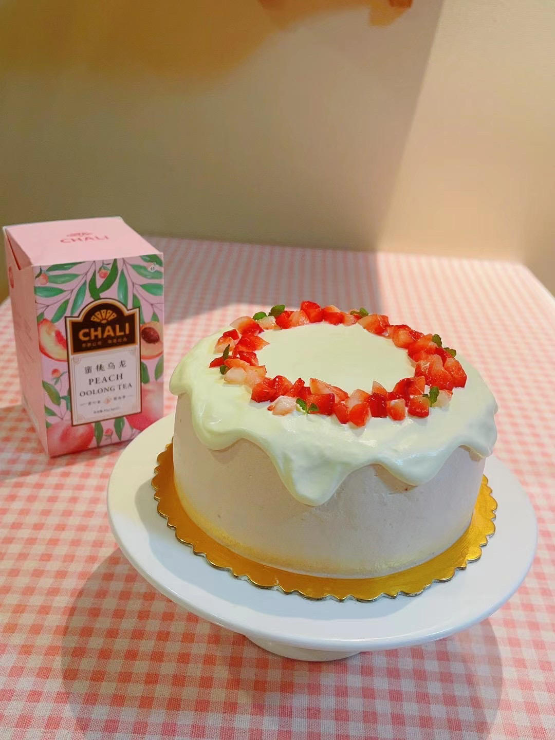 打卡烘焙·草莓蛋糕🍓