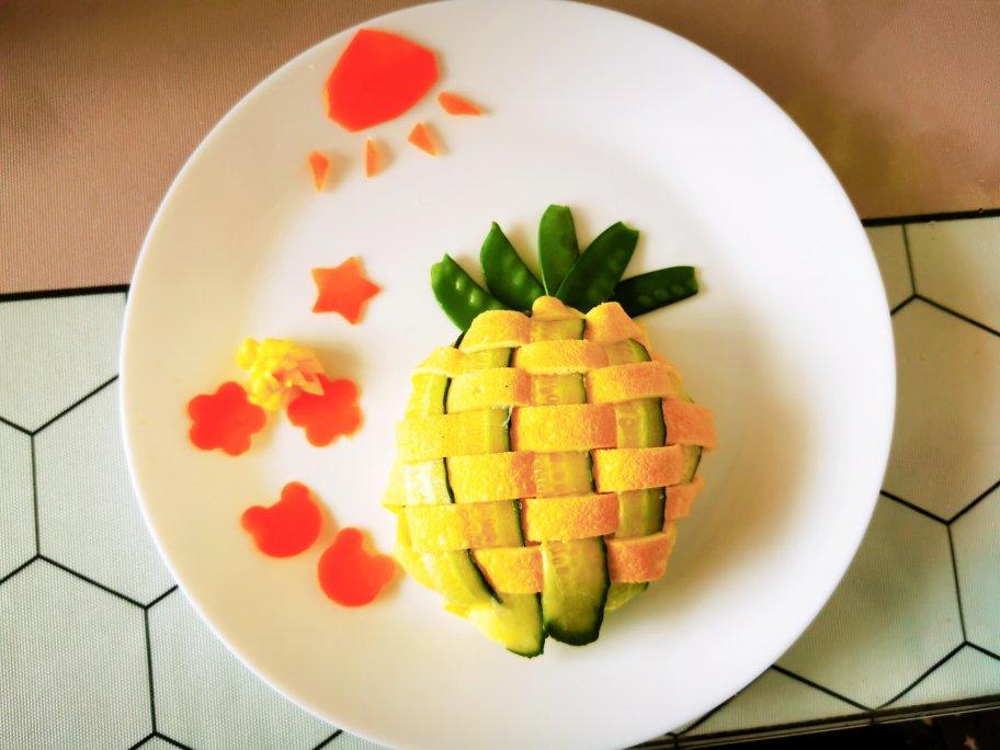 菠萝造型蛋包饭