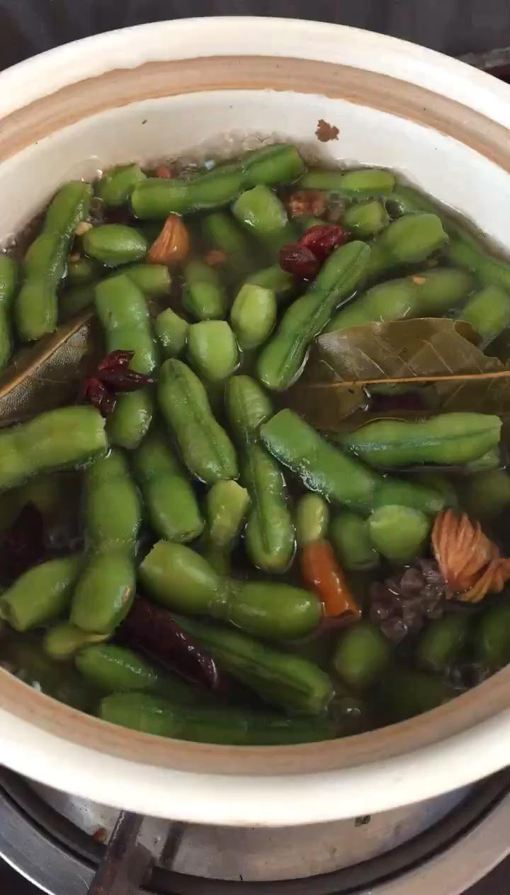 豪华版水煮毛豆