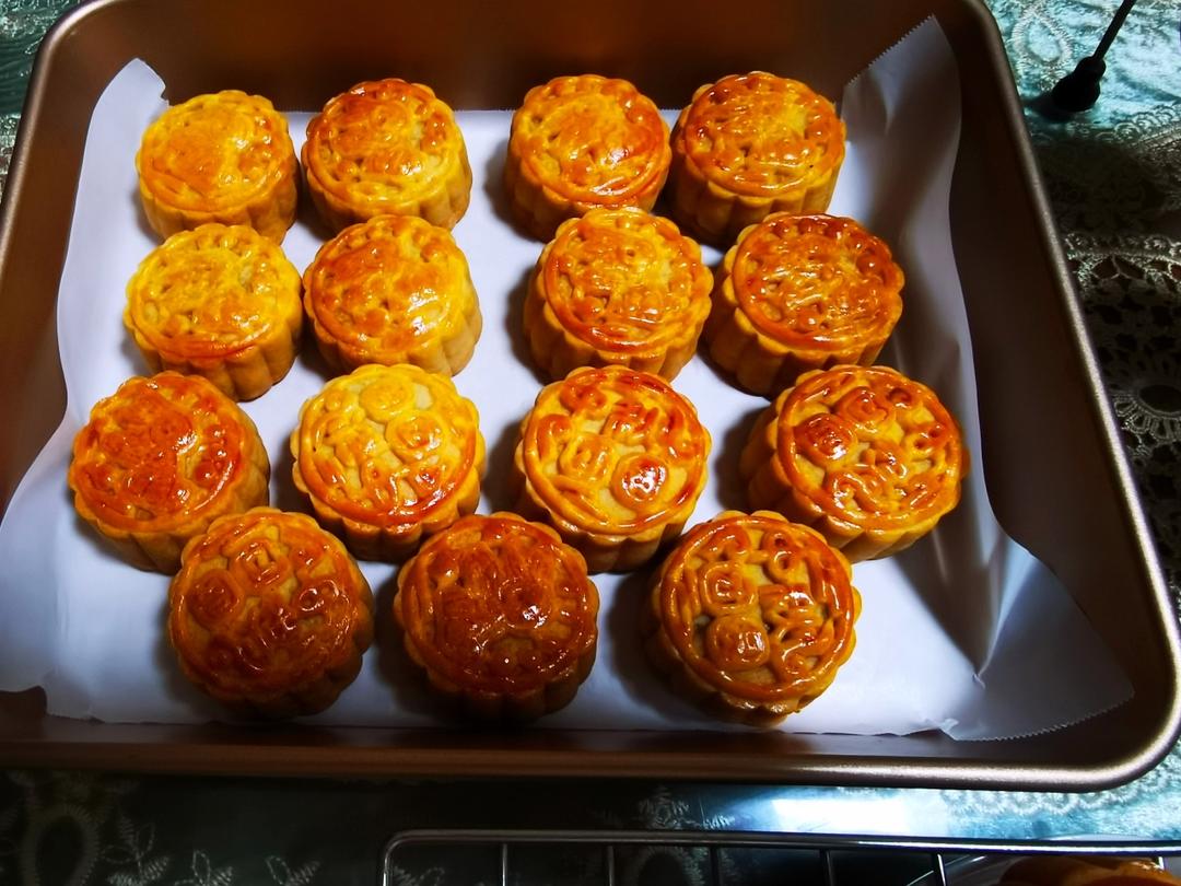 【终极版广式月饼配方】表皮油亮的秘诀！