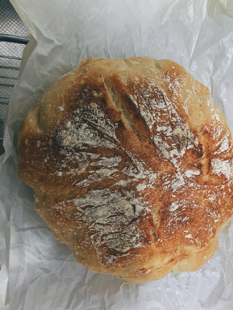 没想到无油无糖可以这么好吃——26小时的铸铁锅欧包（一起减肥吧）