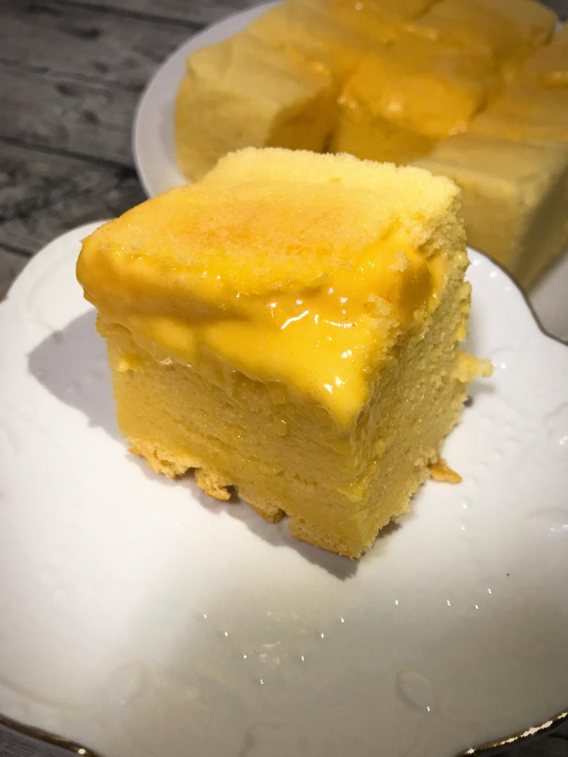 堪比柯基屁股
爆浆芝士🧀古早蛋糕
