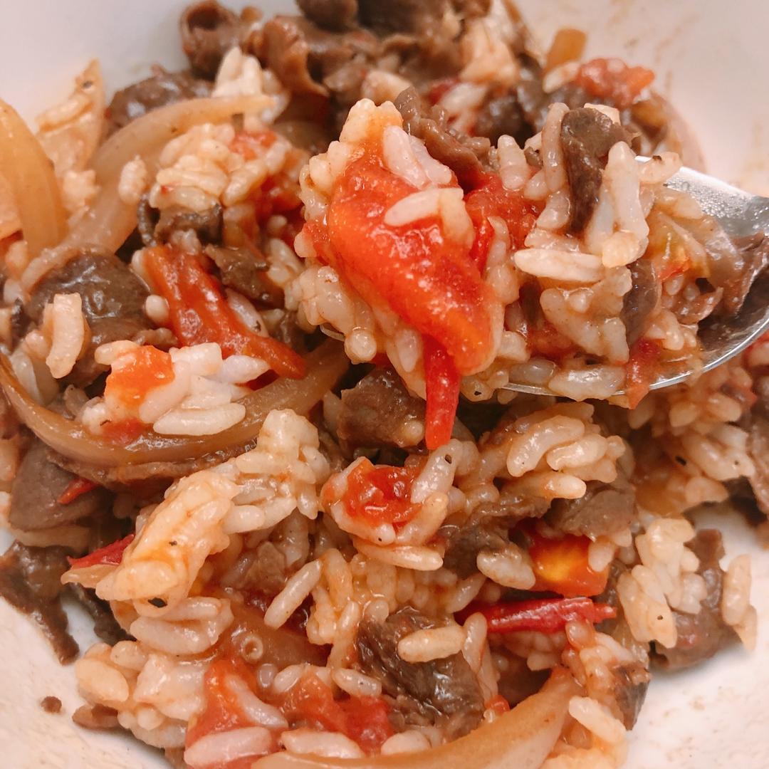 不一样的肥牛番茄饭