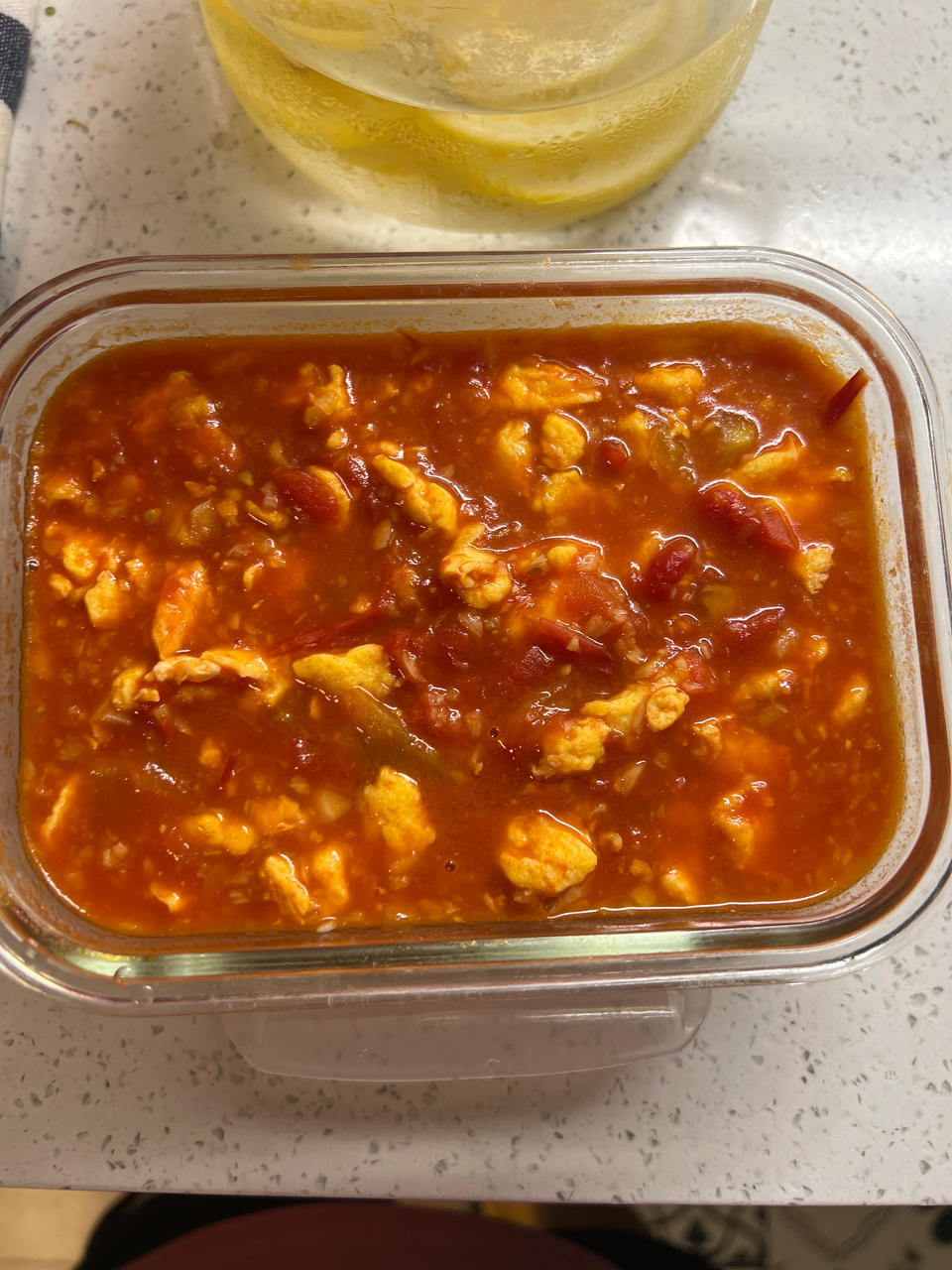 番茄炒鸡蛋（超浓的番茄味）