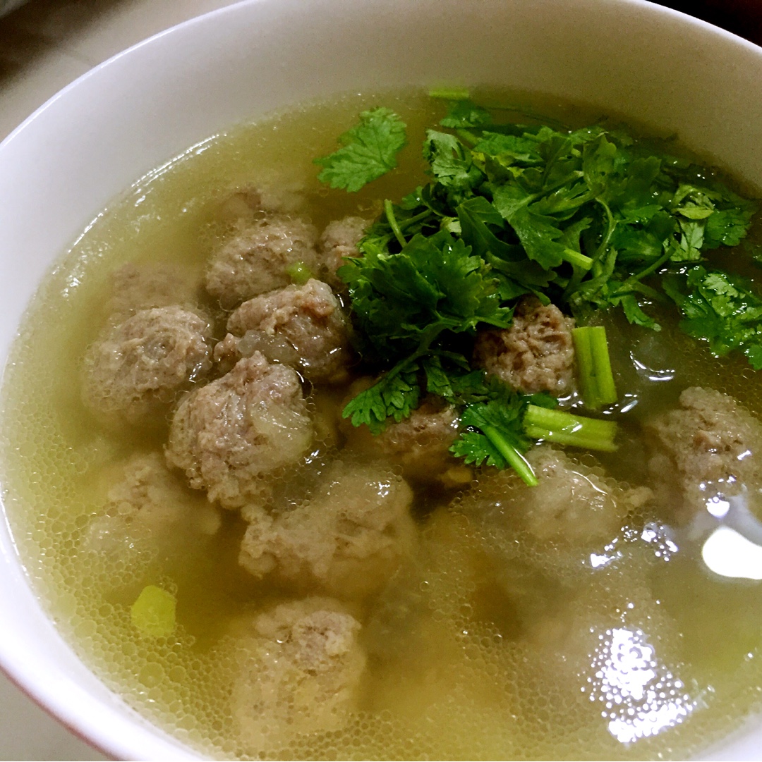 冬瓜汆丸子汤