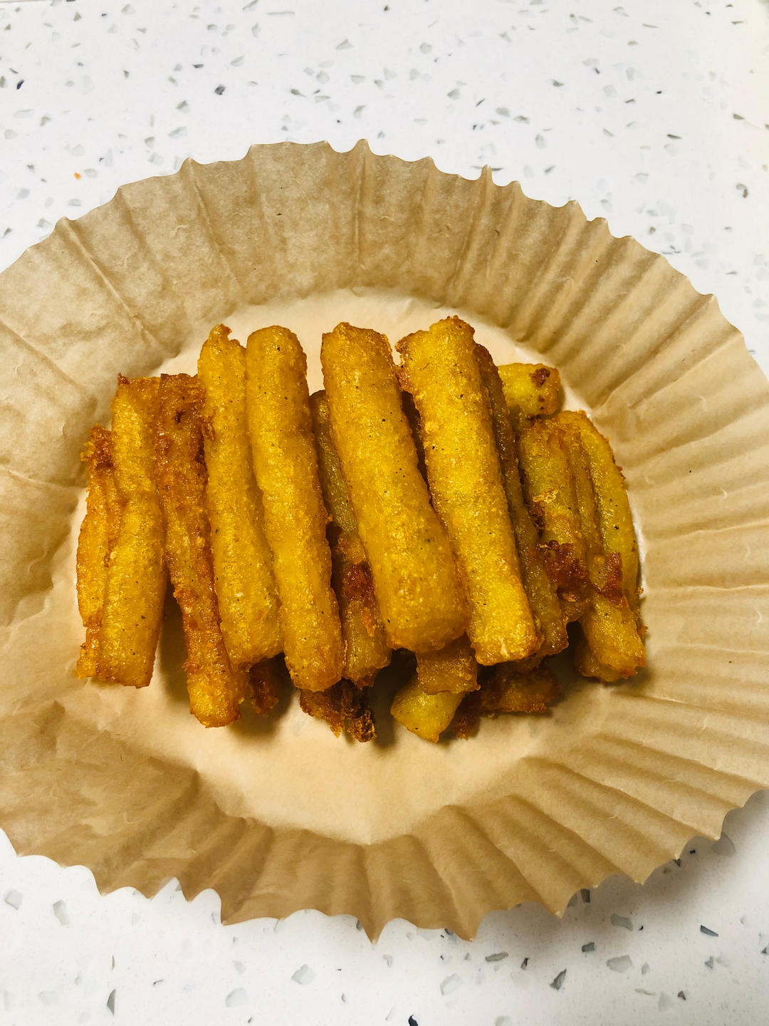 大人小孩都爱吃的炸薯条