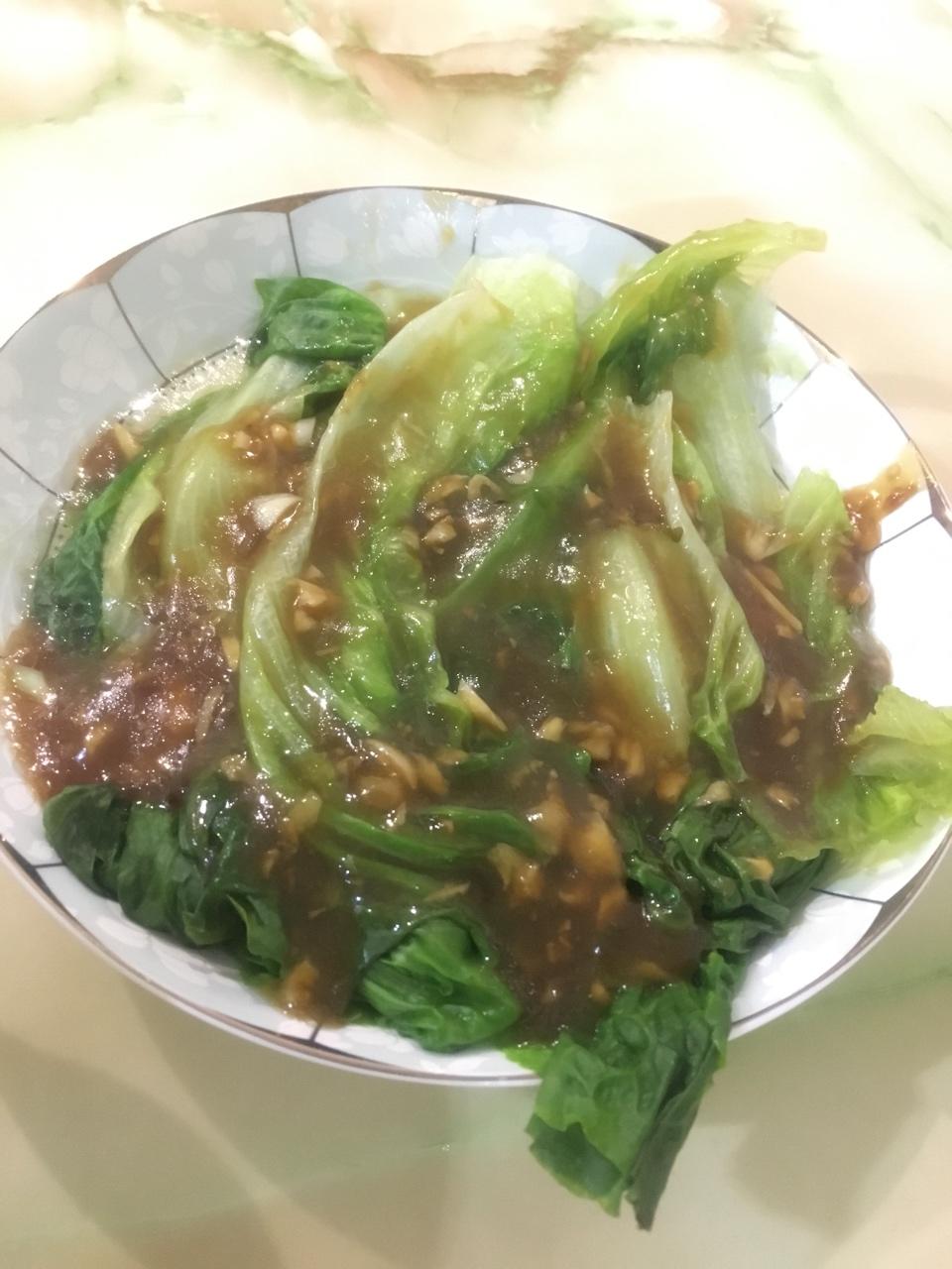 家常菜 蚝油生菜