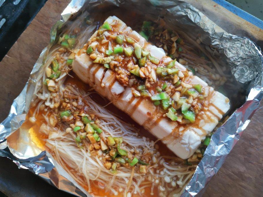 宸妈爱做菜做的烤内酯豆腐