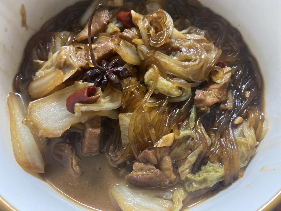 猪肉白菜炖粉条
