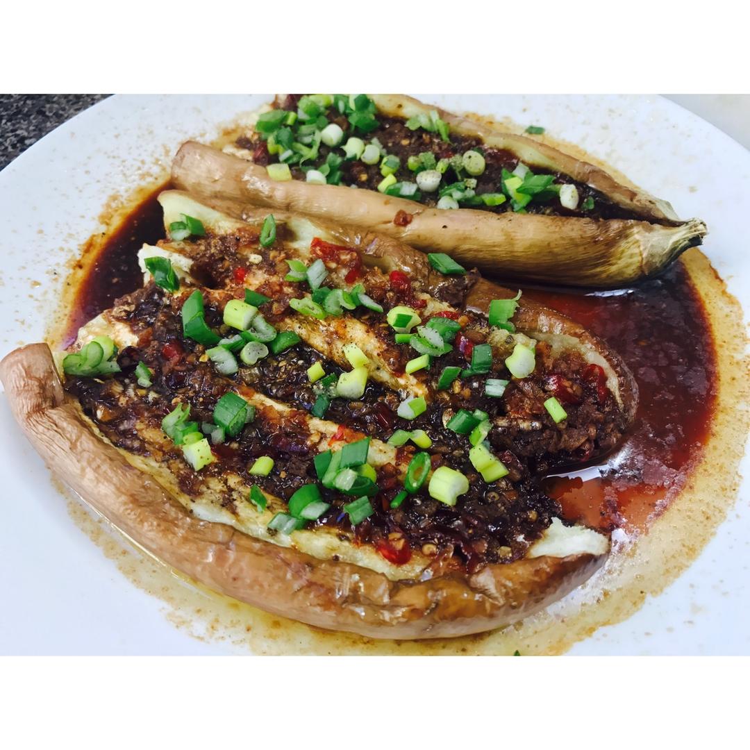 微波炉烤茄子