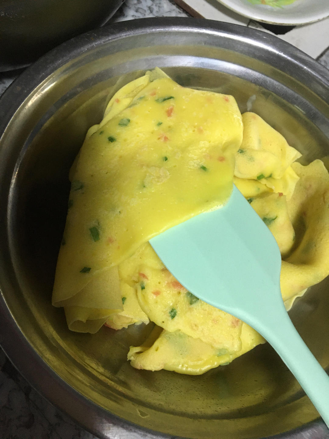 简单快手蔬菜鸡蛋煎饼
