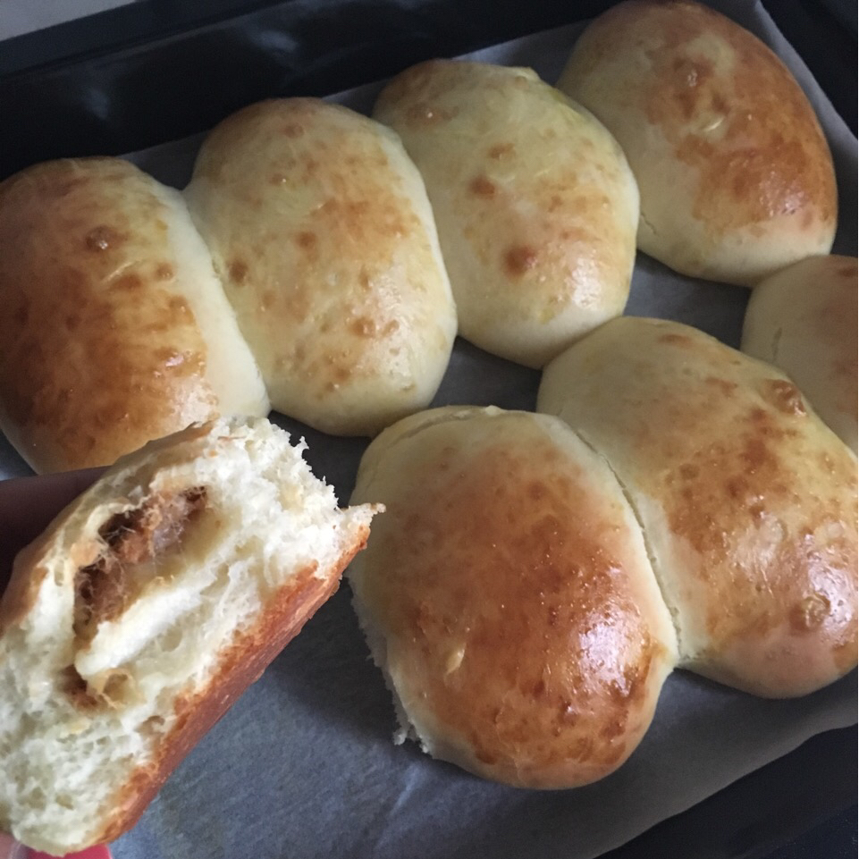 肉松沙拉酱面包（65度汤种）