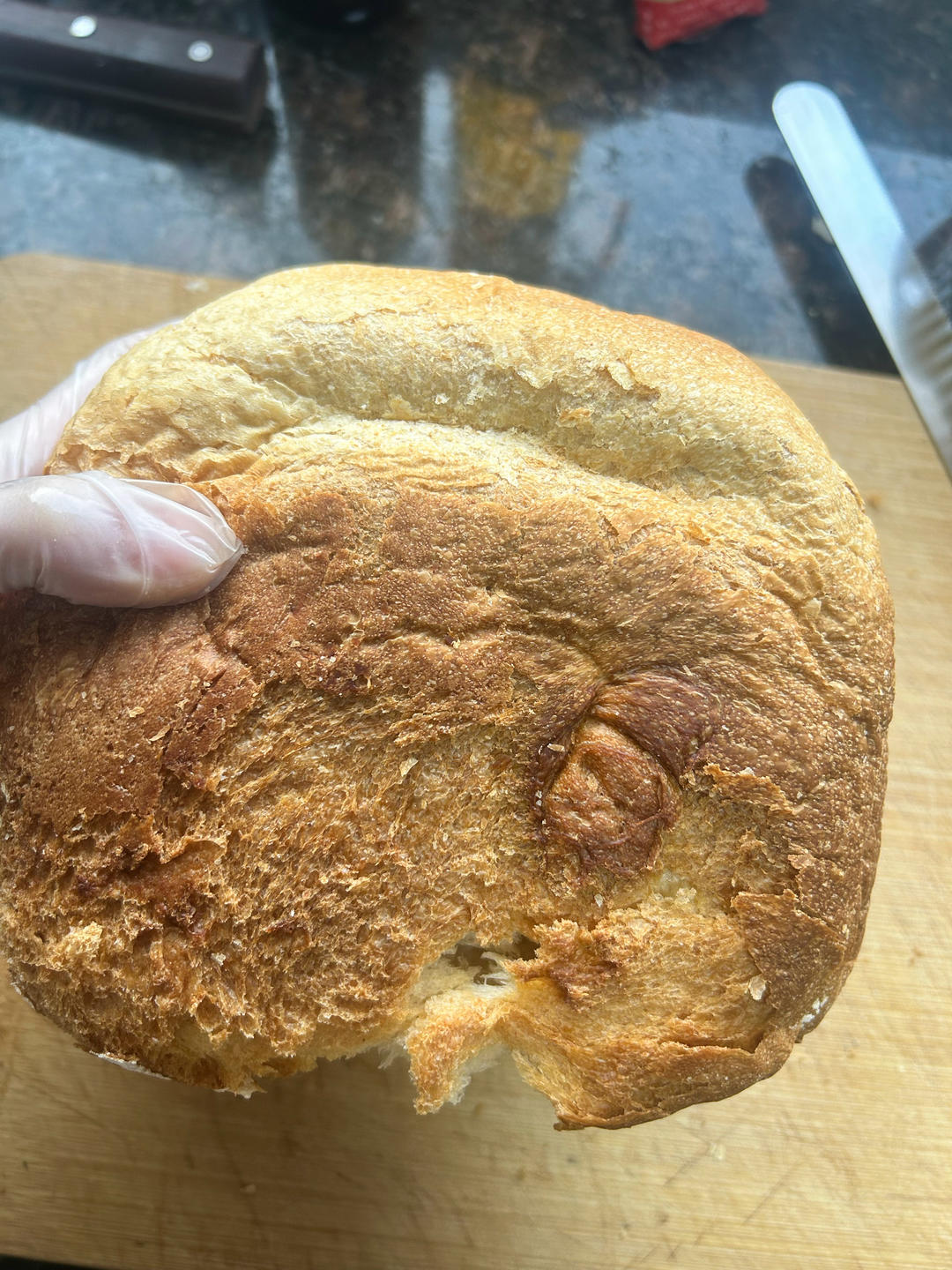 超级好吃的原味面包（面包机版）