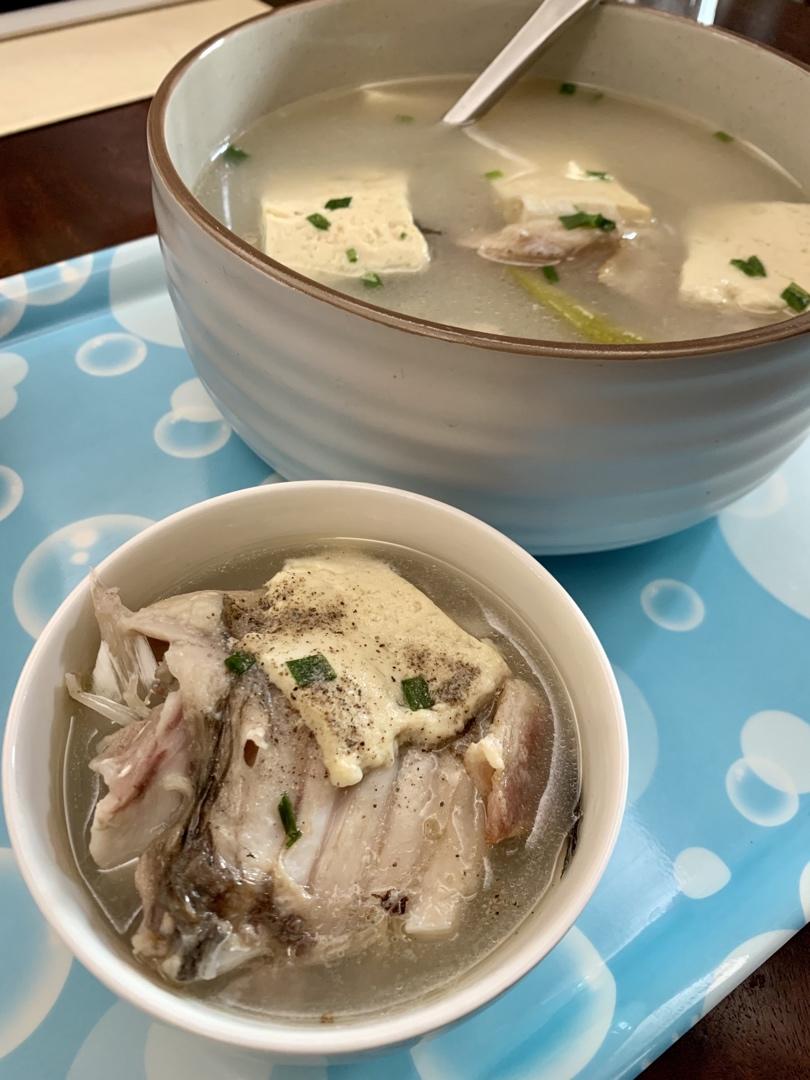 砂锅鱼头🐟炖豆腐（胖头鱼豆腐）