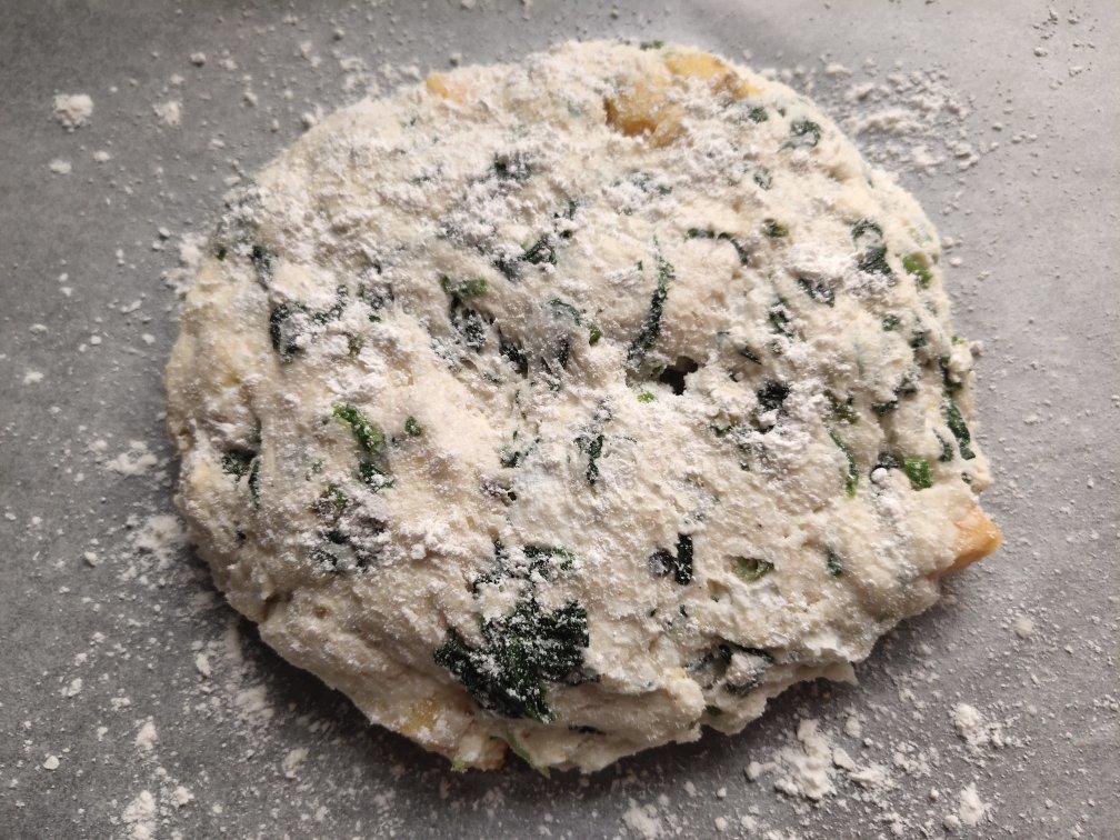 菠菜南瓜奶酪丹波面包丨健康·烘焙