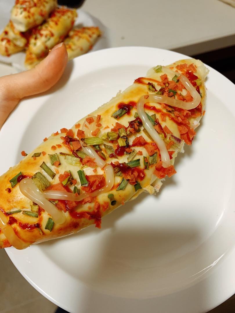 香葱火腿肉松面包