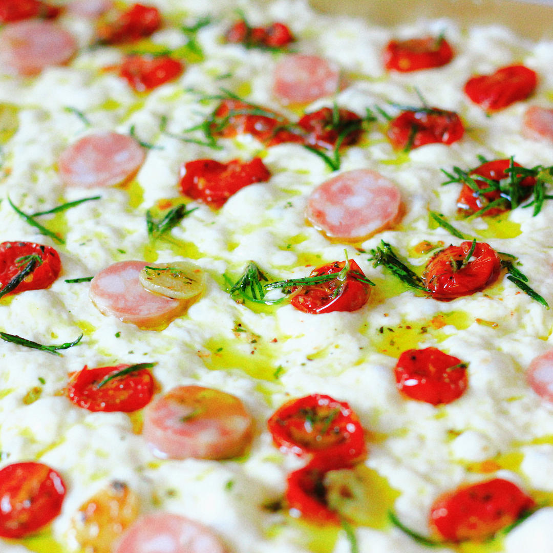 『研究了2年的完美食谱』最简单的免揉佛卡夏