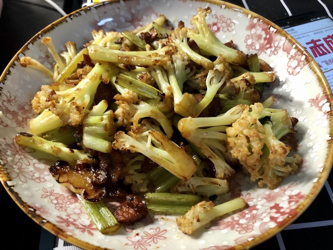 和饭店一个味道的干锅花菜