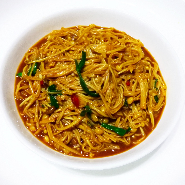 峰风阳扬做的酱炒金针菇