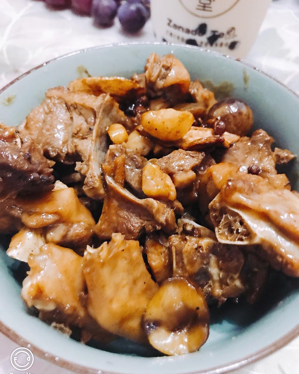 【栗子烧鸡】鸡肉都给你吃，栗子归我~