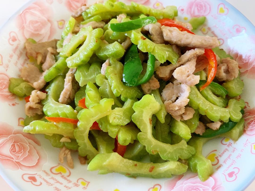 苦瓜炒肉丝