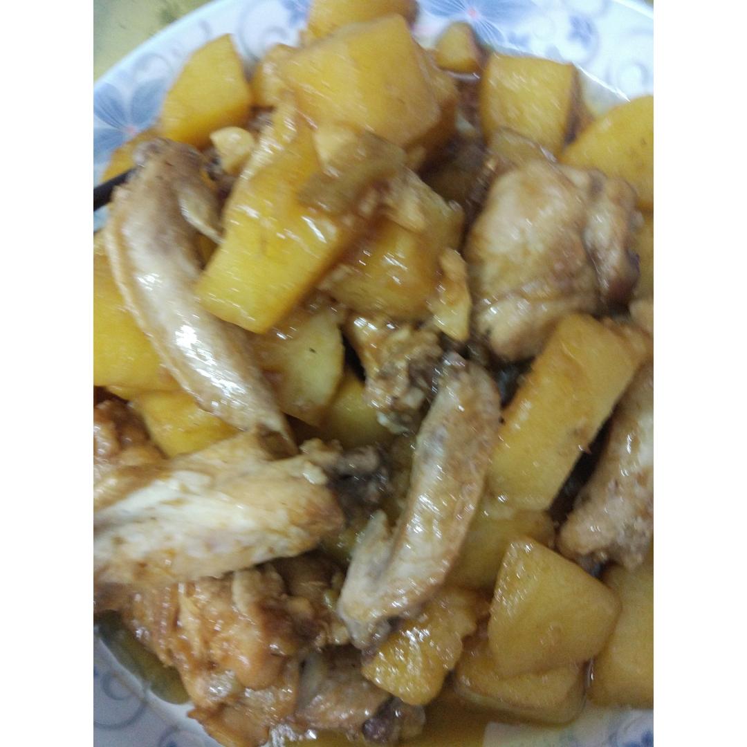 红烧土豆炖鸡腿