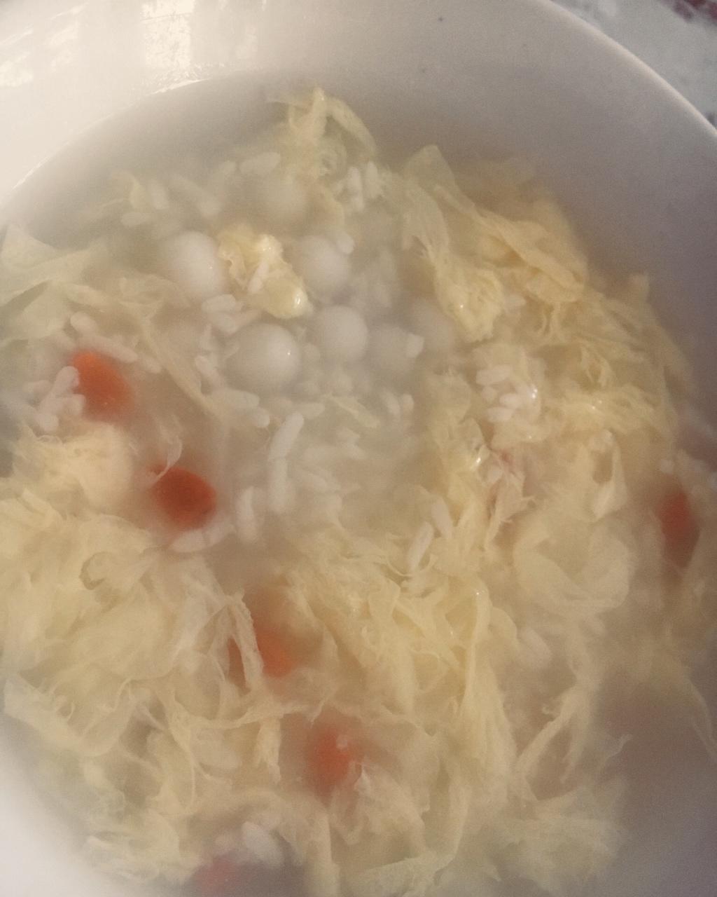 蛋花酒酿圆子