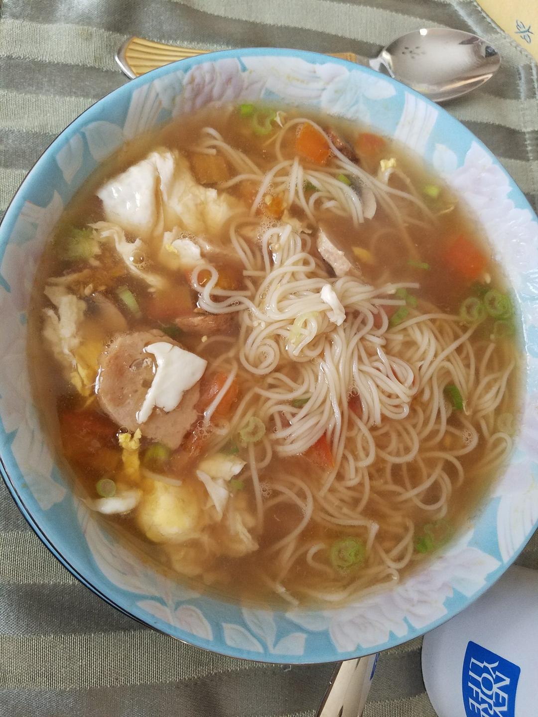 鸡蛋汤面条