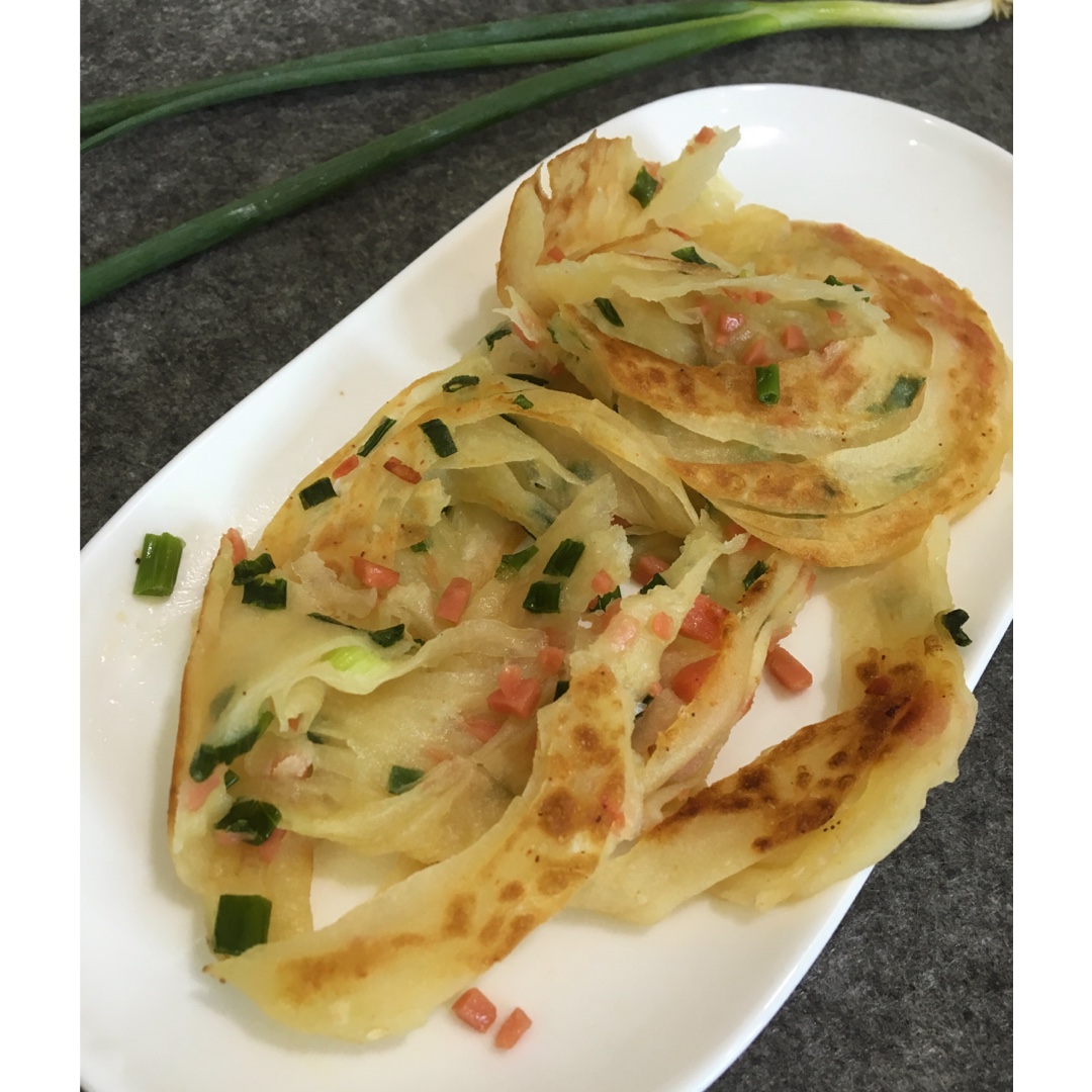 葱花手抓饼