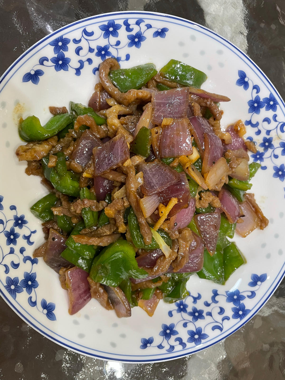 青椒洋葱炒牛肉丝