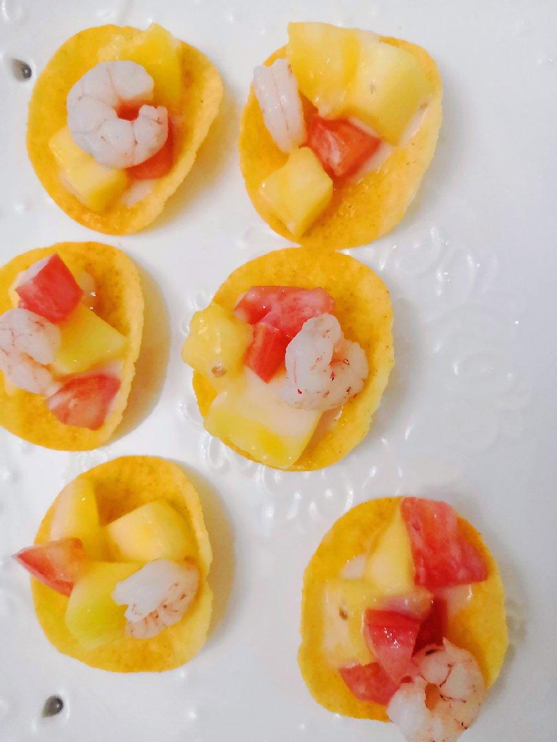 蔬果薯片沙拉船