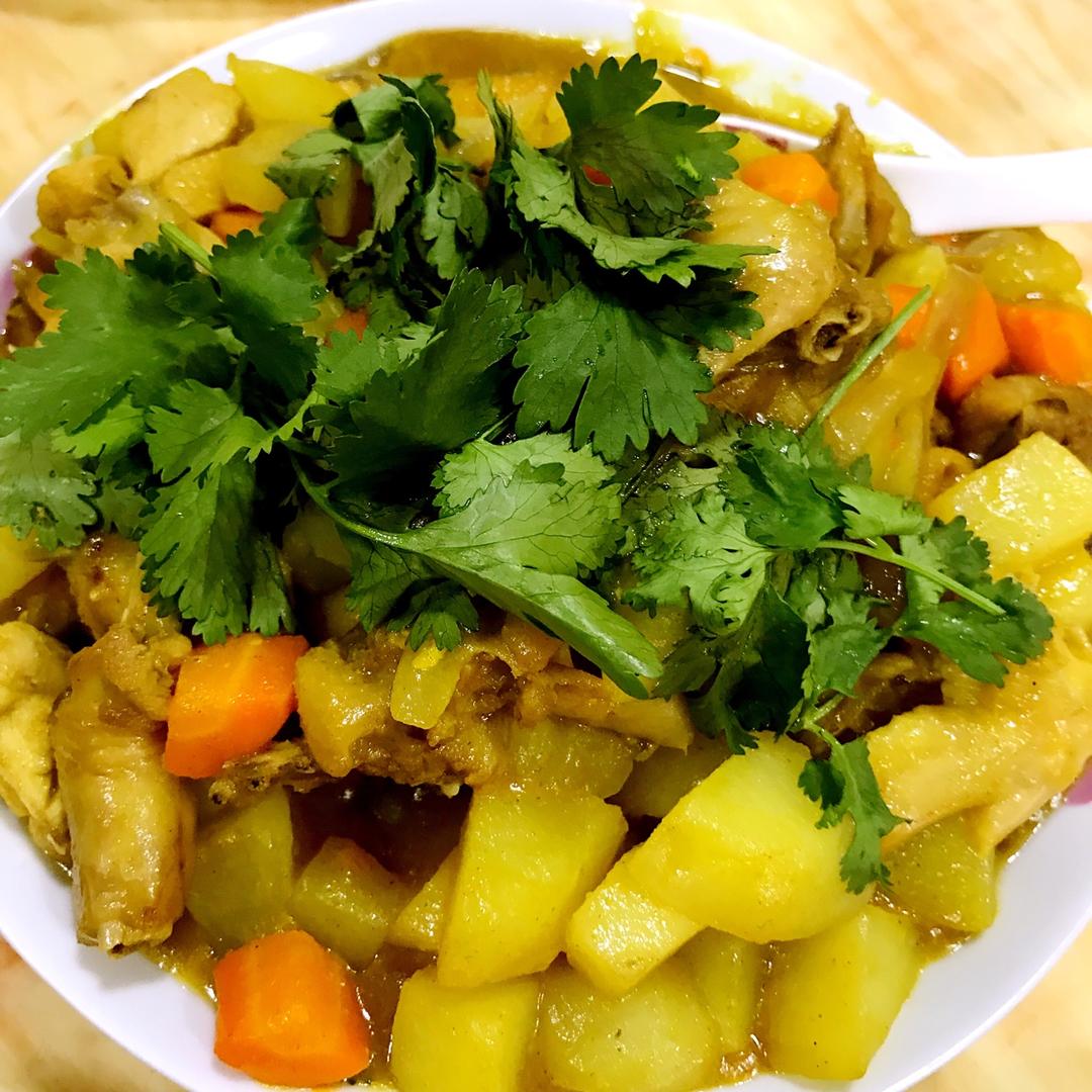 咖喱土豆鸡块