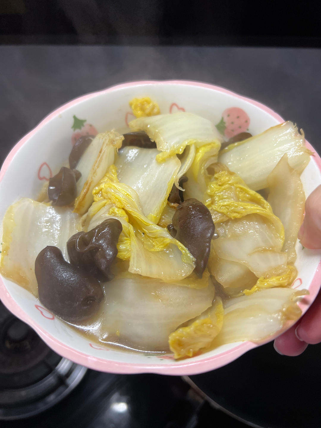 娃娃菜炒木耳