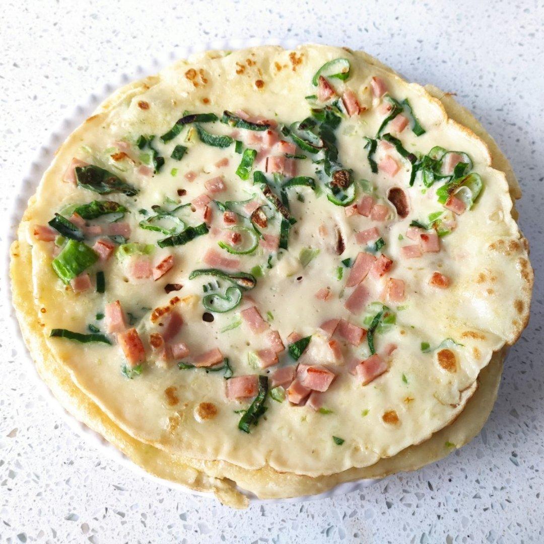 简单快手蔬菜鸡蛋煎饼