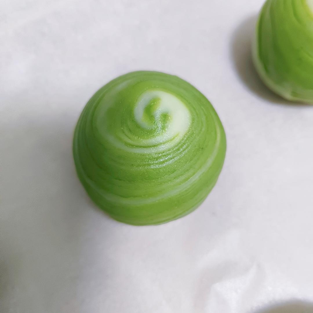 抹茶蛋黄酥（螺旋酥）