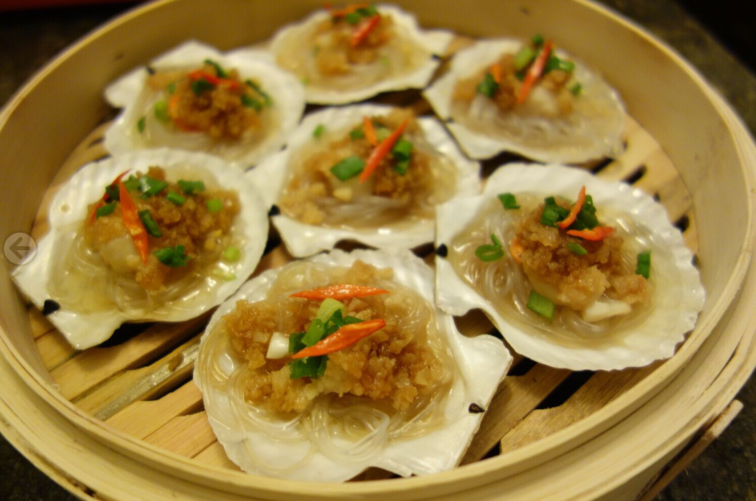 蒜蓉粉丝蒸扇贝