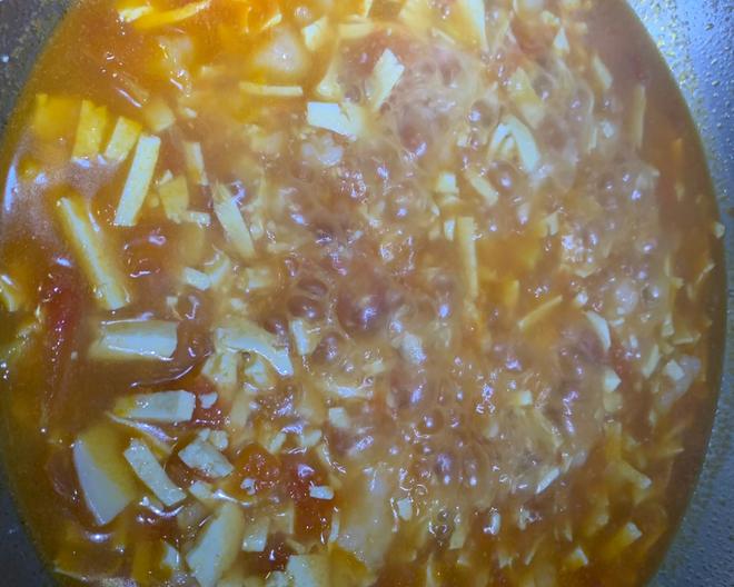 番茄虾仁豆腐汤的做法