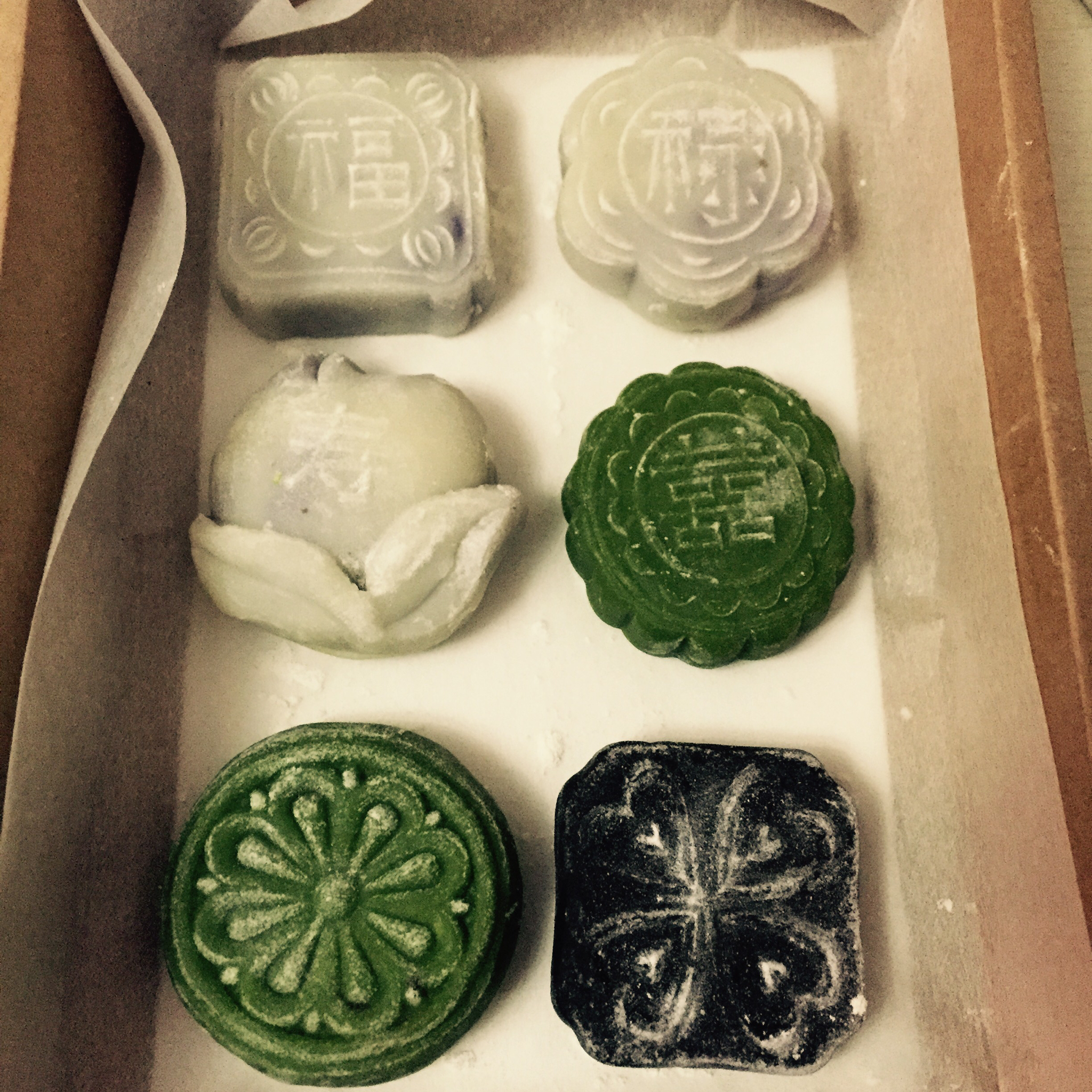 冰皮豆沙月饼