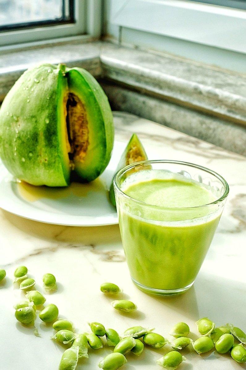 蜜瓜毛豆浆