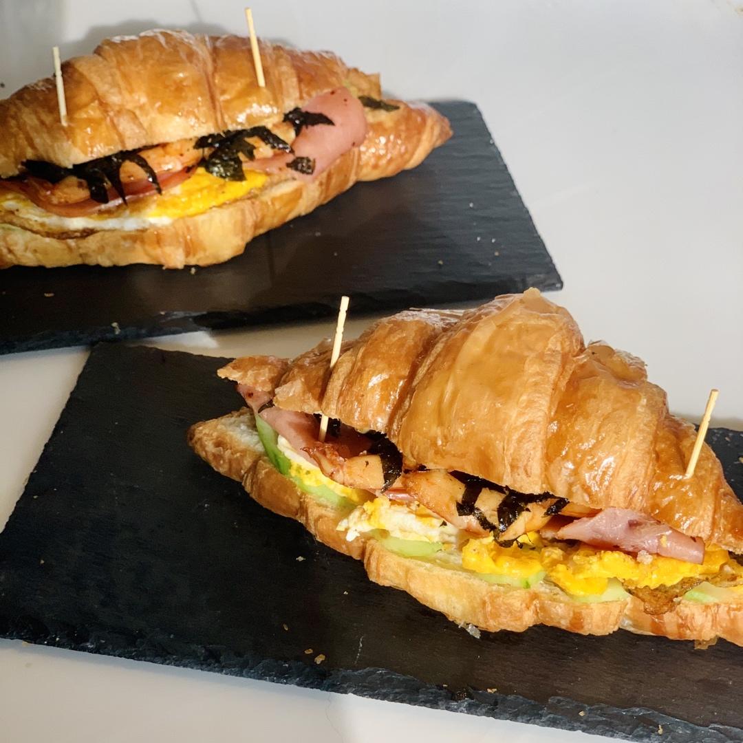 可颂三明治brunch