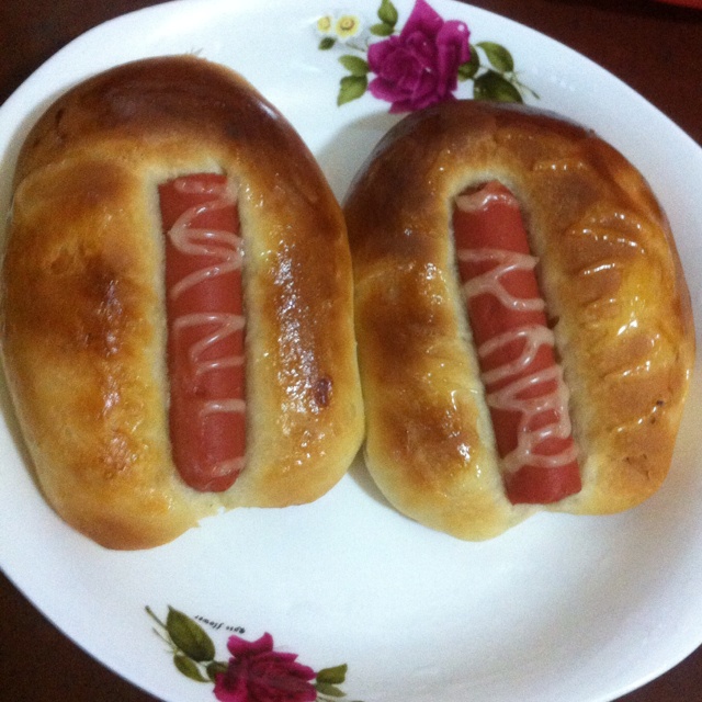 沙拉火腿面包