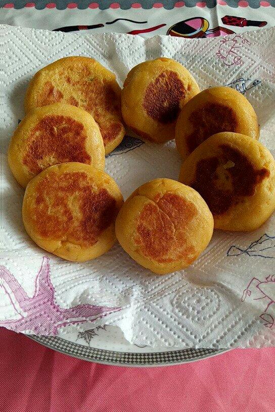 香糯的红薯夹馅饼