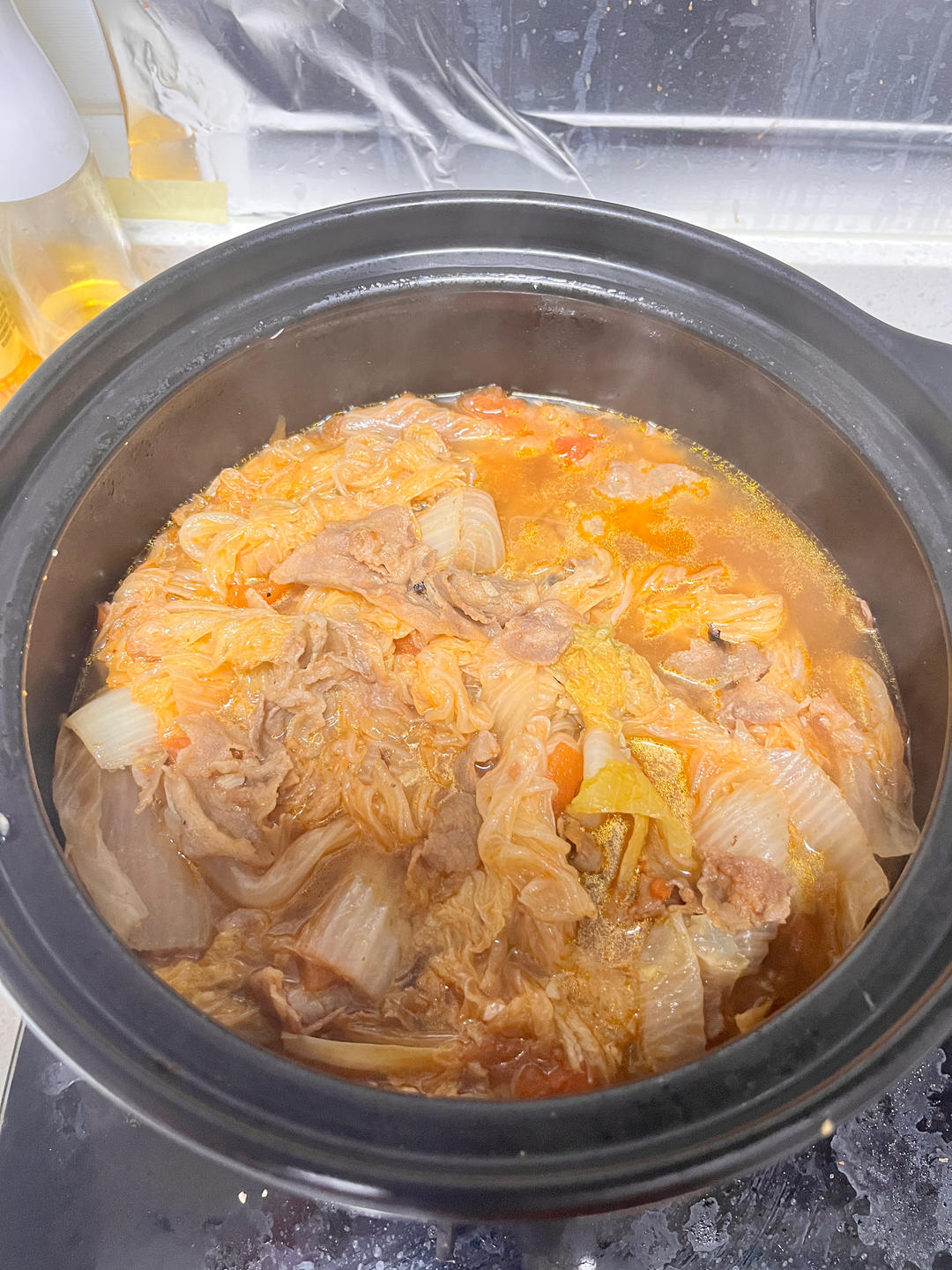 白菜肥牛砂锅