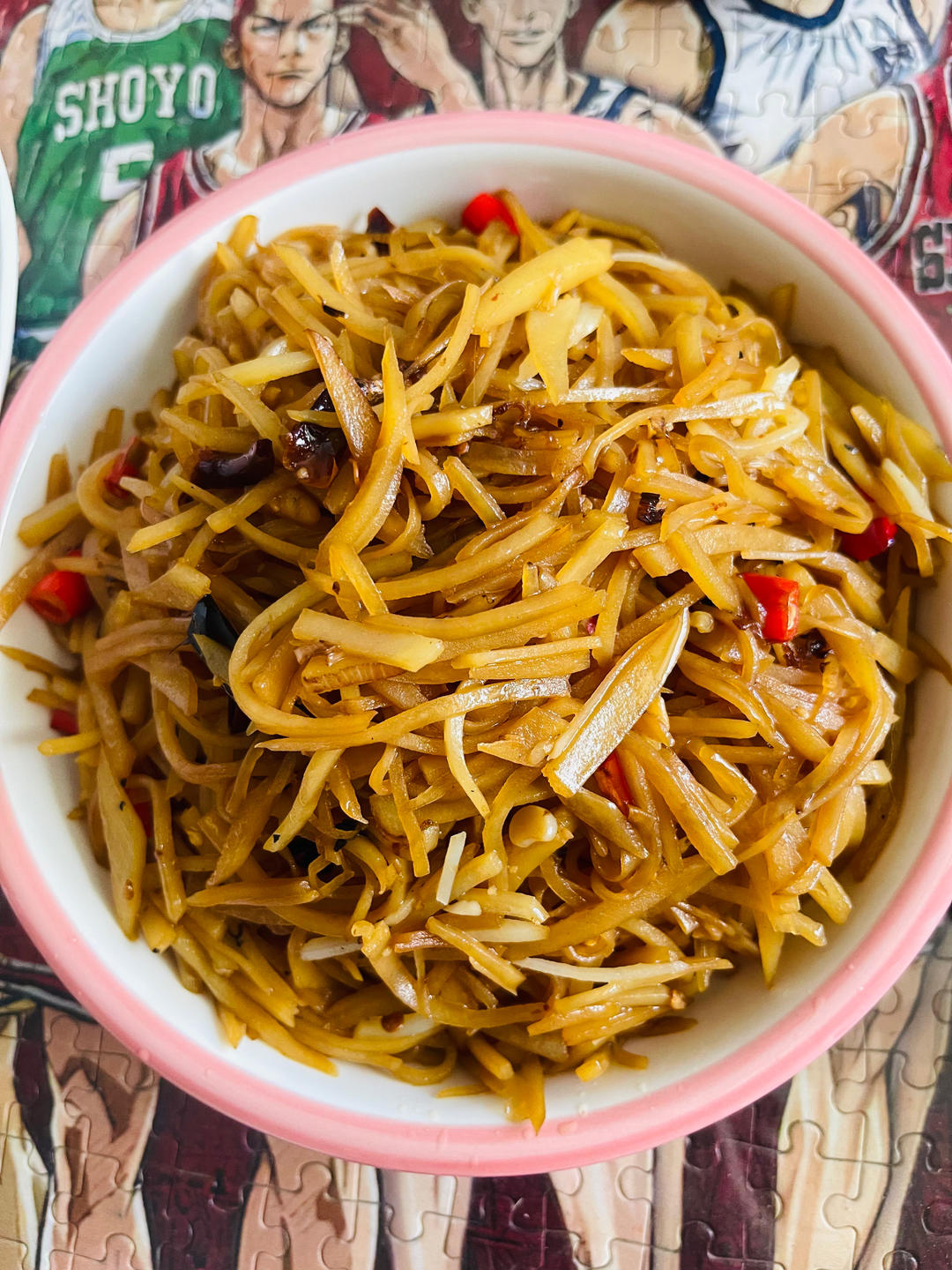 酸辣土豆丝的家常做法 超级下饭