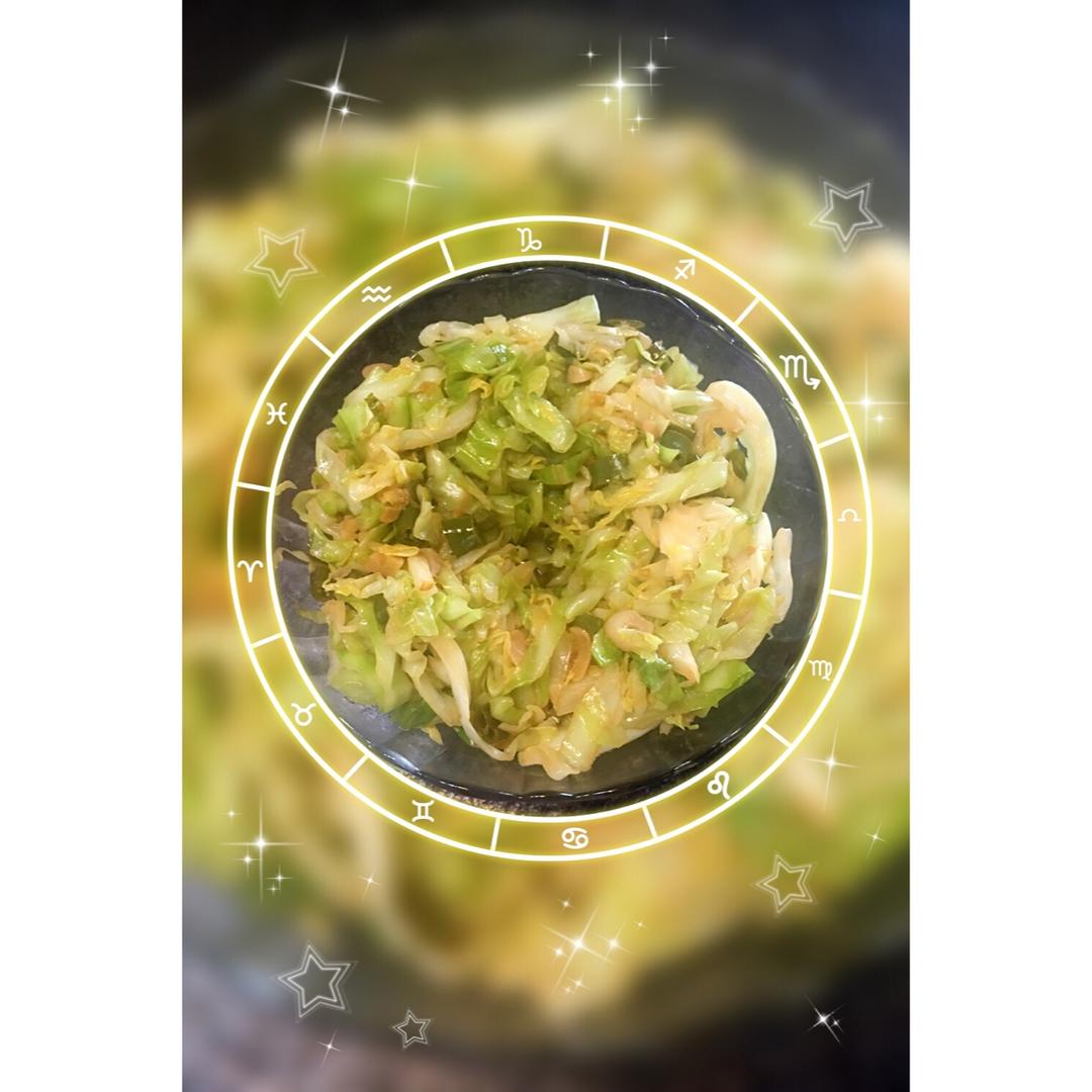 炝锅圆白菜丝
