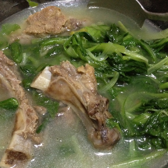 小白菜炖排骨