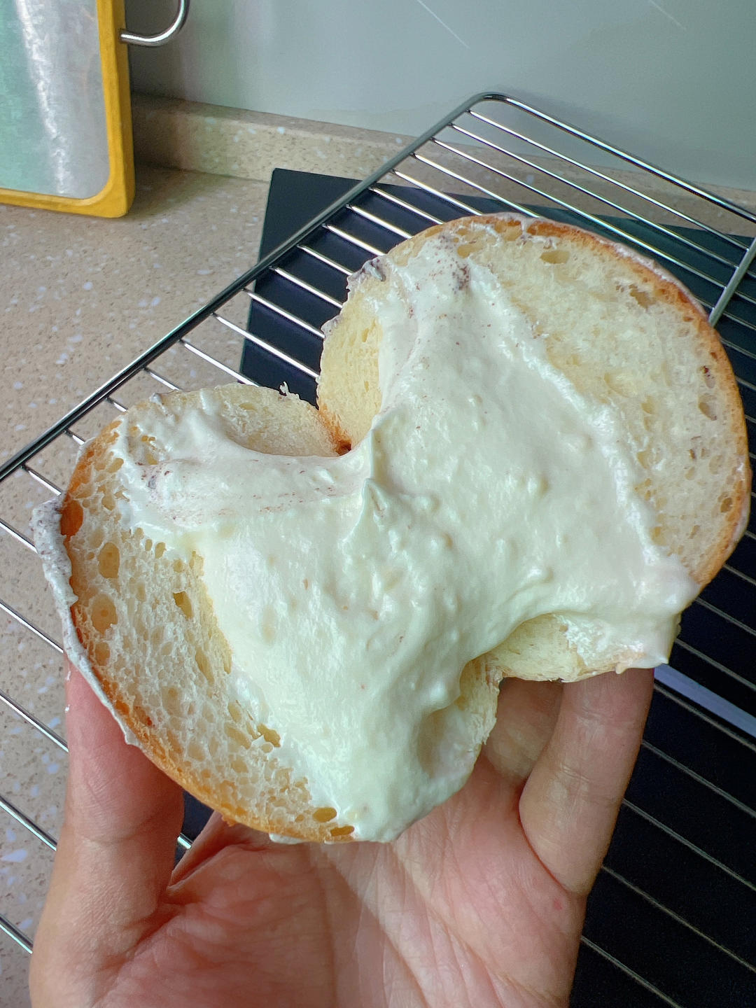 一口爆浆｜夏日必做冰面包｜蓝莓/树莓/芒果三个口味