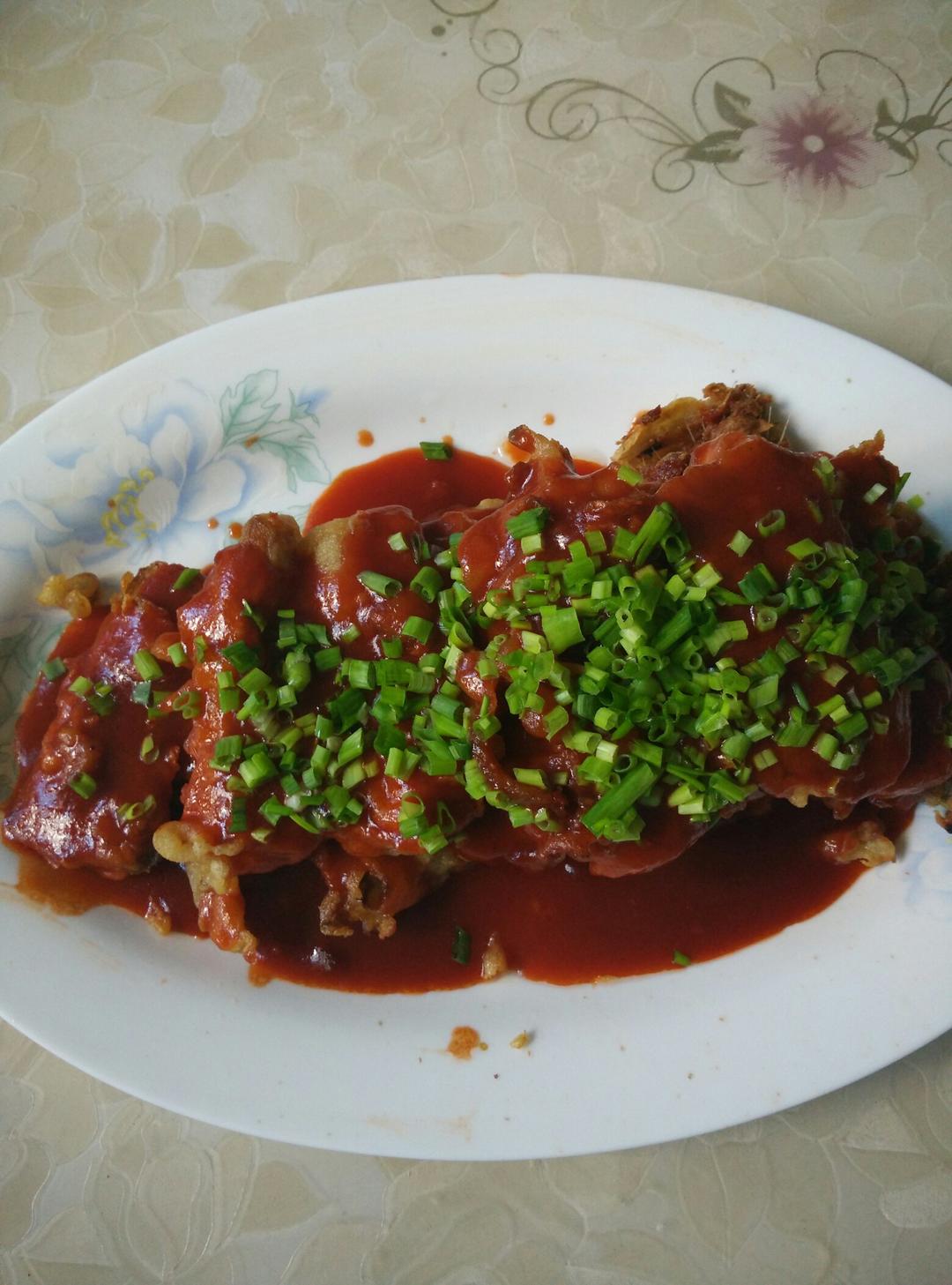 糖醋带鱼（番茄酱版）